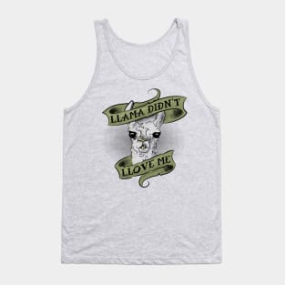 Llament of the Llama Tank Top